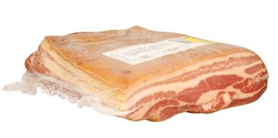 Pork Belly Boneless Skin On 1/2 Cut KG RW Frozen