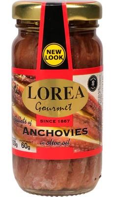 Anchovy Fillets in Olive Oil 100g LOREA