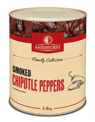 Jalapeno Smoked Chipotle Peppers in Adobo A10 SANDHURST